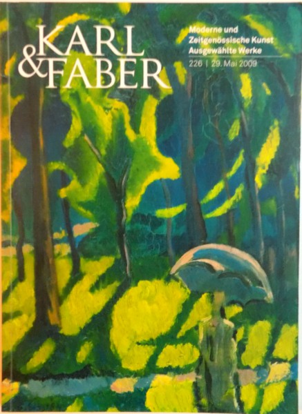 LICITATIE DE ARTA. KARL & FABER. MODERNE UND ZEITGHENOSSISCHE KUNST, MODERN AND CONTEMPORARY ART de AUSGEWAHLTE WERKE, 2009