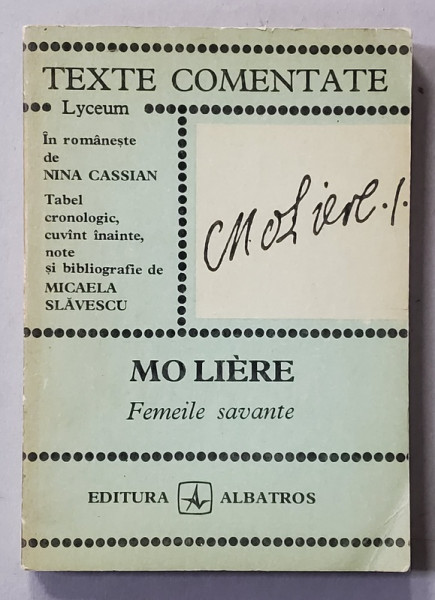 MOLIERE - FEMEILE SAVANTE , 1974