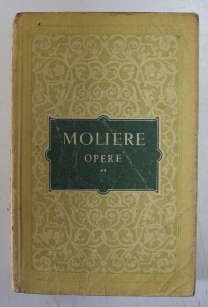 MOLIERE OPERE VOL.2-BUC.1955