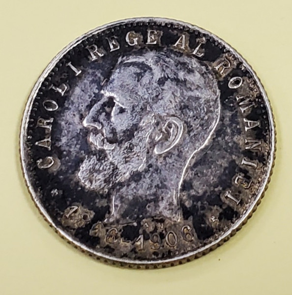 Moneda 1 Leu, 1906, Carol I