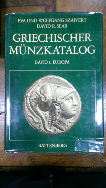 Monede grecesti, Griechischer münzkatalog, vol. I, Europa, David R. Sear, Munchen 1970