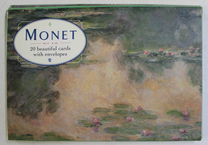 MONET , 20 BEAUTIFUL CARDS WITH ENVELOPES , 2000