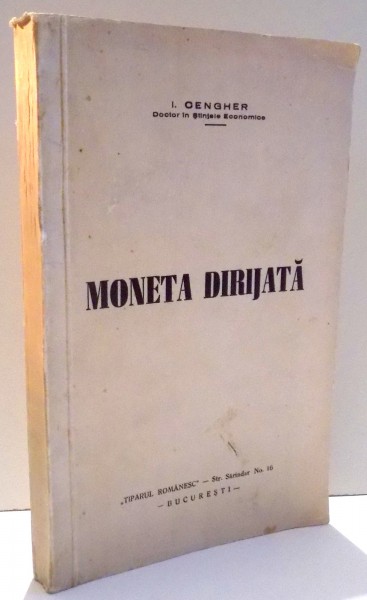 MONETA DIRIJATA de I. CENGHER , 1933