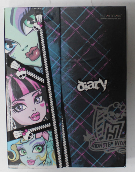 MONSTER HIGH  - DIARY , CUTIE CU  JURNAL , INCHIS CU CHEITA ,  2012