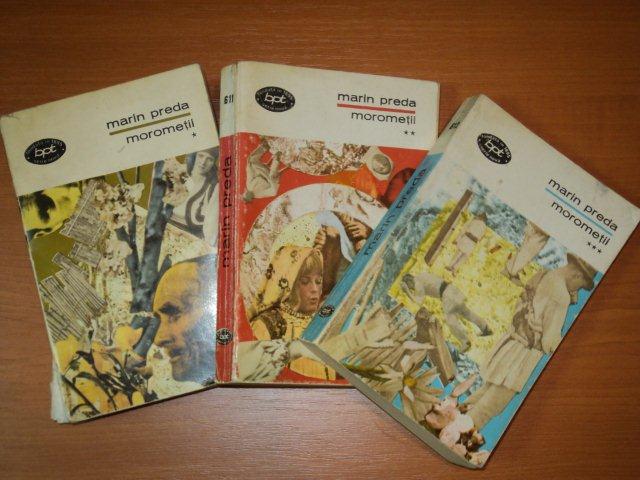 MOROMETII,VOL.I-III-MARIN PREDA,BUC.1970 , COTOR LIPIT CU SCOCI