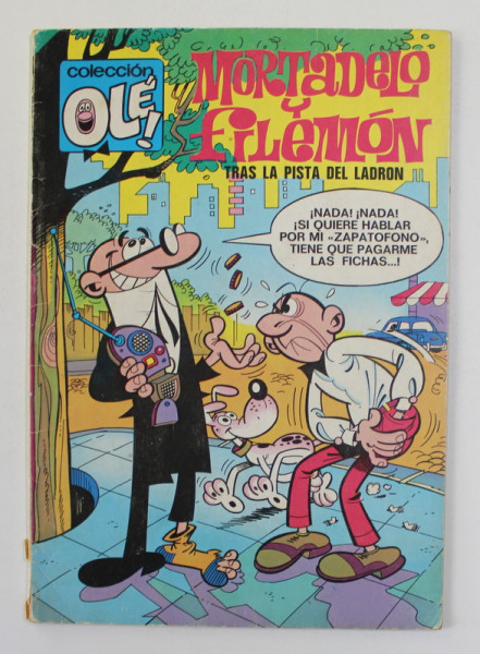 MORTADELO Y FILEMON -  TRAS LA PISTA DEL LADRON  , 1980 , BENZI DESENATE