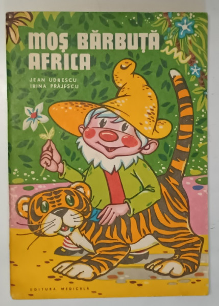 MOS BARBUTA IN AFRICA de JEAN UDRESCU , IRINA PRAJESCU , 1979 *2 PAGINI COLORATE