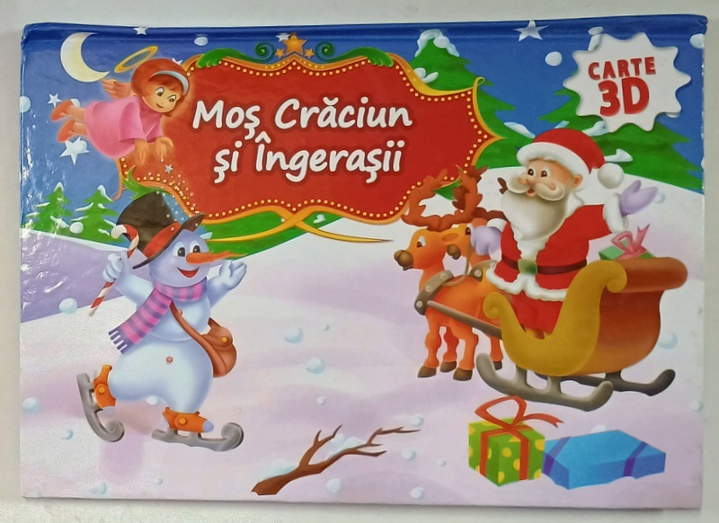 MOS CRACIUN SI INGERASII , CARTE 3 D , ANII '2000