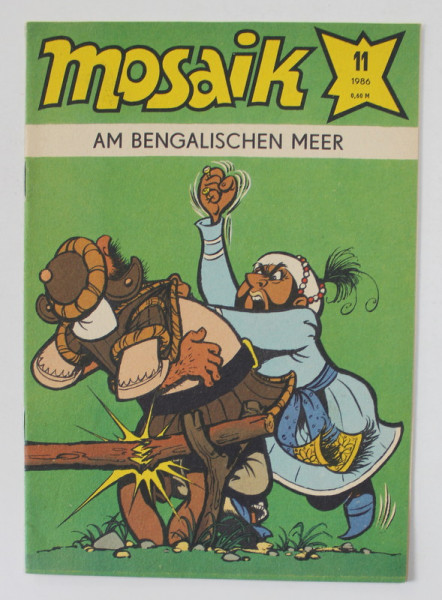 MOSAIK - AM BENAGLISCHEN MEER  , 11 / 1986 , REVISTA CU BENZI DESENATE