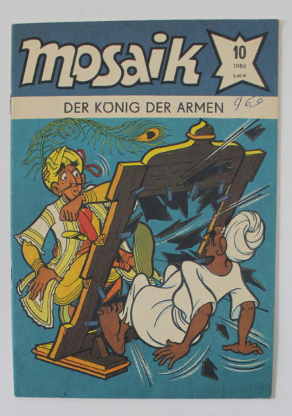 MOSAIK - DER KONIG DER ARMEN  , 10  / 1986 , REVISTA CU BENZI DESENATE