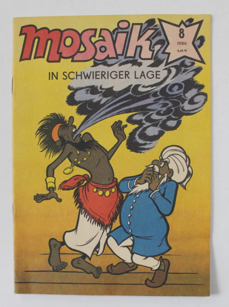 MOSAIK - IN SCHWIERIGER LAGE   , 8  / 1986 , REVISTA CU BENZI DESENATE