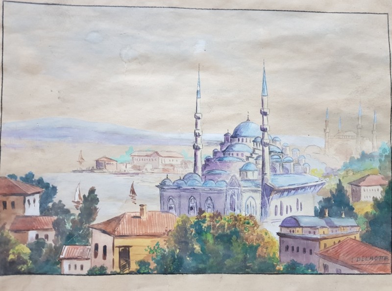 Moschee pe Bosfor, E. Delmotte