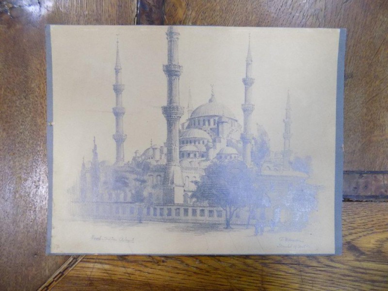 Moscheia Sultan Ahmed, desen 1924