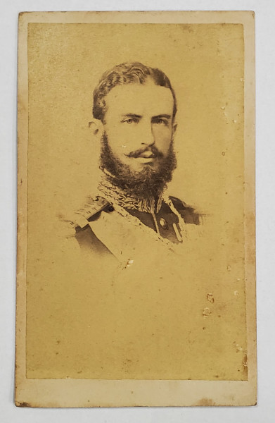 M.S. REGELE CAROL I AL ROMANIEI , FOTOGRAFIE C.D.V. , FARA ATELIER
