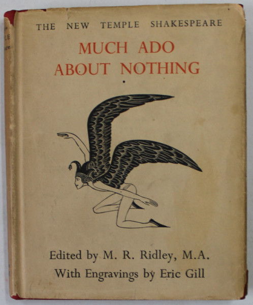 MUCH ADO ABOUT NOTHING by WILLIAM SHAKESPEARE , with engravings by ERIC GILL , 1935