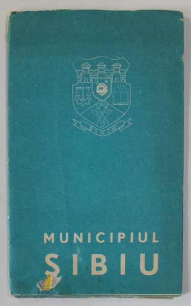 MUNICIPIUL  SIBIU , HARTA , 1982