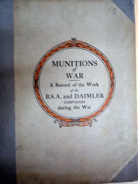 MUNITIONS OF WAR …