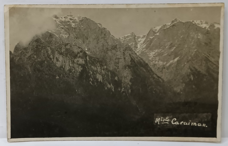 MUNTELE CARAIMAN , VEDERE GENERALA , FOTOGRAFIE TIP CARTE POSTALA , INTERBELICA