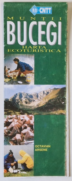 MUNTII BUCEGI , HARTA ECOTURISTICA de OCTAVIAN ARSENE , 1996