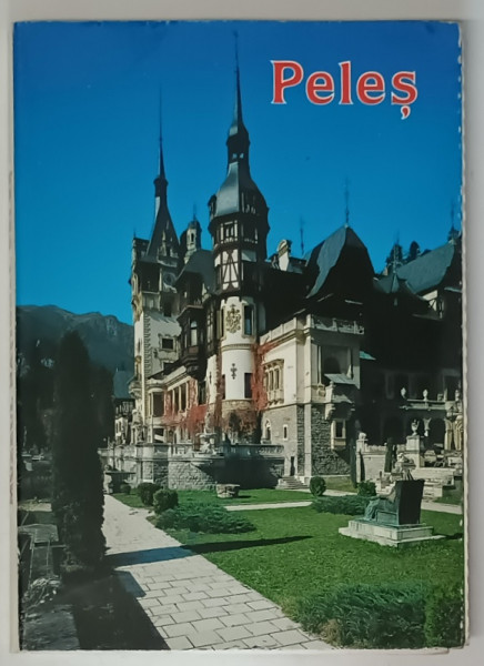 MUZEUL NATIONAL PELES , ABUM CU 14 CARTI POSTALE , FORMAT ARMONICA , ANII ' 90