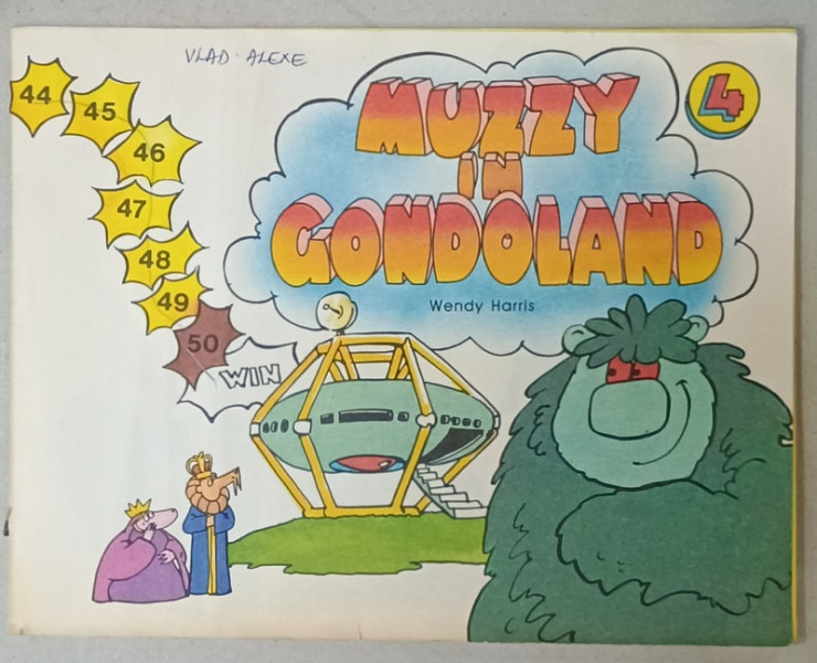 MUZZY AND GONDOLAND by WENDY HARRIS  , REVISTA PENTRU COPII , INVATAREA LIMBII ENGLEZE , NR. 4 , 1993