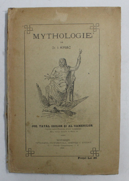 MYTHOLOGIE de I. KIRIAC , 1920