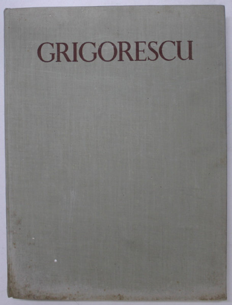 N. GRIGORESCU de ACAD. G. OPRESCU , VOL II , 1962