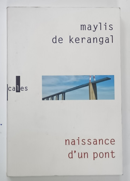NAISSANCE D 'UN PONT par MAYLIS DE KERANGAL , roman , 2010