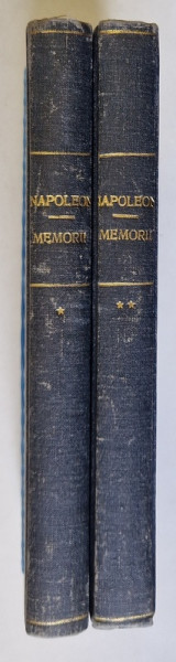 NAPOLEON , MEMORII , VOLUMELE I - II , 1981 *EXEMPLAR RELEGAT