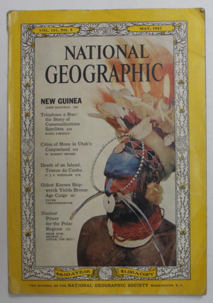 NATIONAL GEOGRAPHIC , VOL. 121 , NO. 5 , MAY , 1962