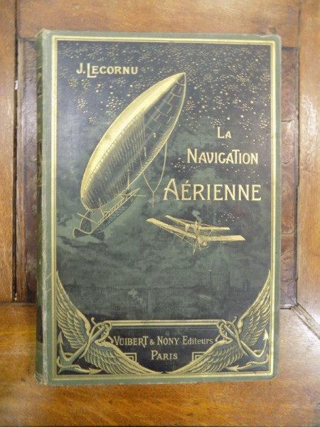 Navigatia Aeriana - La Navigation Aeriene, Ex libris Ilie Constantinescu 1932