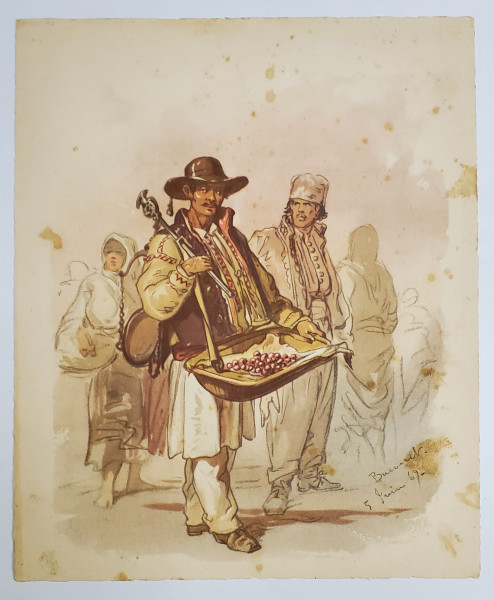NEGUSTOR DE CIRESI, PREZIOSI- CROMOLITOGRAFIE