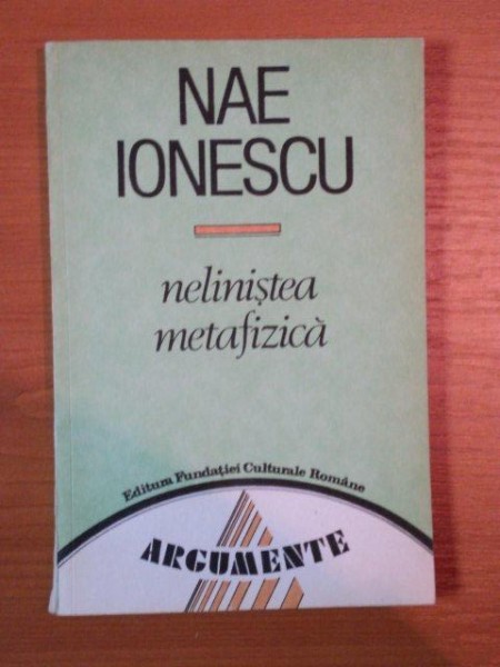 NELINISTEA METAFIZICA de NAE IONESCU