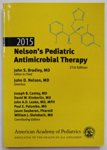 NELSON ' S PEDIATRIC ANTIMICROBIAL THERAPHY , 2015