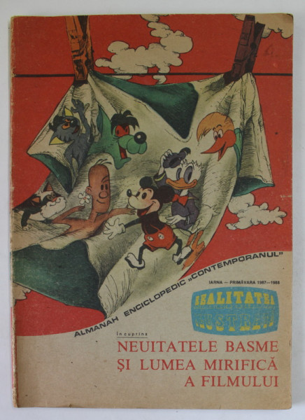 ALMANAH ENCICLOPEDIC CONTEMPORANUL , NEUITATELE BASME SI LUMEA MIRIFICA A FILMULUI , IARNA - PRIMAVARA , 1987 - 1988