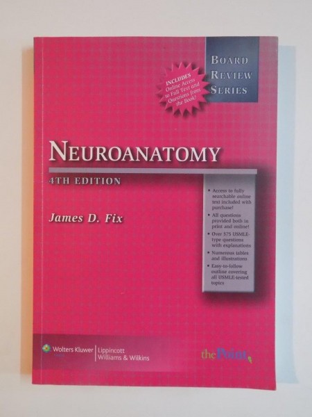 NEUROANATOMY de JAMES D. FIX