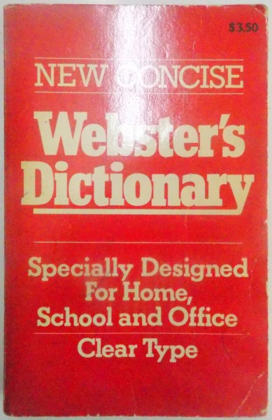 NEW CONCISE WEBSTER' S DICTIONARY de EDWARD N. TEALL , 1984