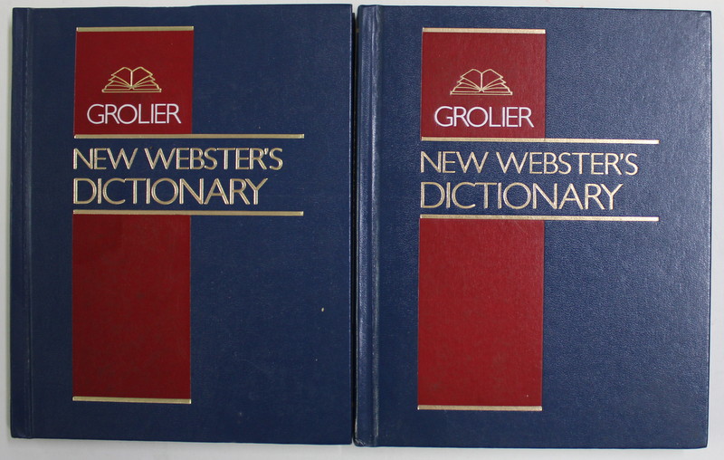 NEW WEBSTER DICTIONARY , TWO VOLUMES , 1992