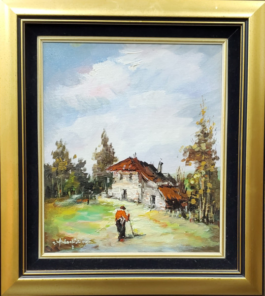 Nicolae Ambrozie (1931 – 2016) - In gradina