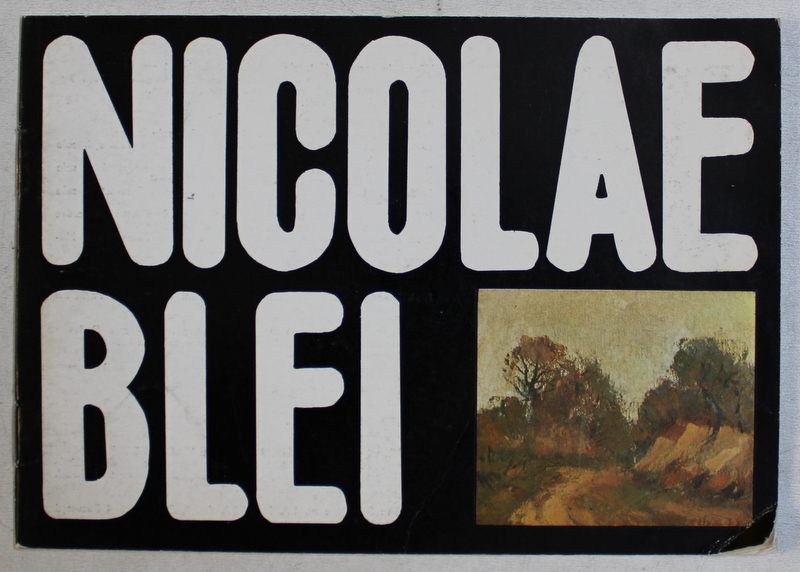 NICOLAE BLEI , CATALOG DE EXPOZITIE , GALERIA EFORIE , DECEMBRIE , 1982