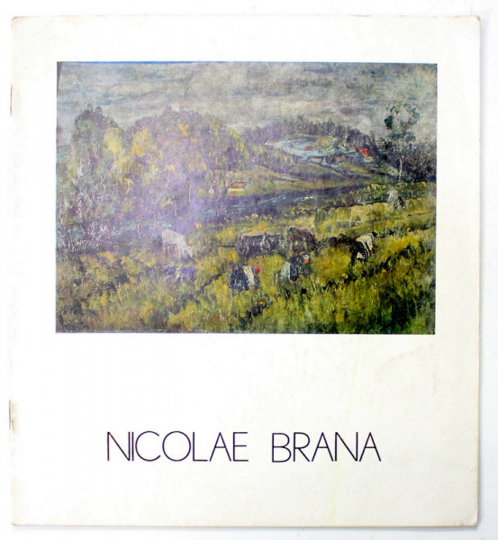NICOLAE BRANA , EXPOZITIA RETROSPECTIVA , CATALOG , 1976
