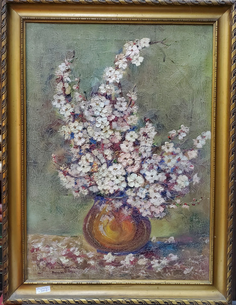 Nicolae J. Alexandrescu ( 1884 - ? ) - Vas cu flori de mar