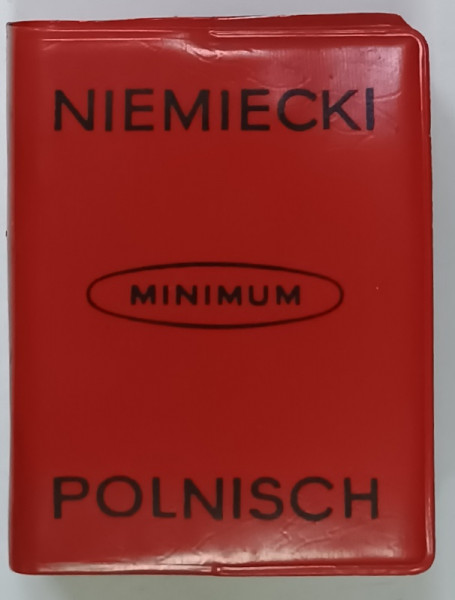 NIEMIECKI POLNISCH , MINIDICTIONAR GERMAN  - POLONEZ si POLONEZ - GERMAN , 1971