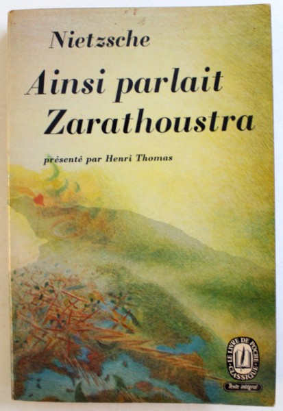 NIETZSCHE - AINSI PARLAIT ZARATHOUSTRA, 1963