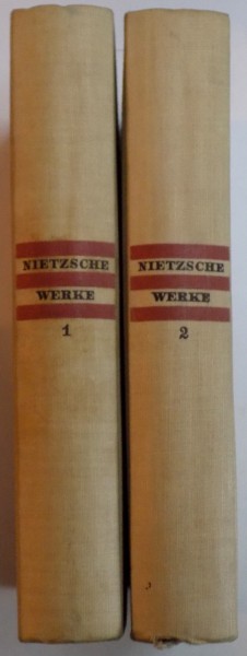 NIETZSCHE. WERKE, VOL I-II, LEIPZIG 1930