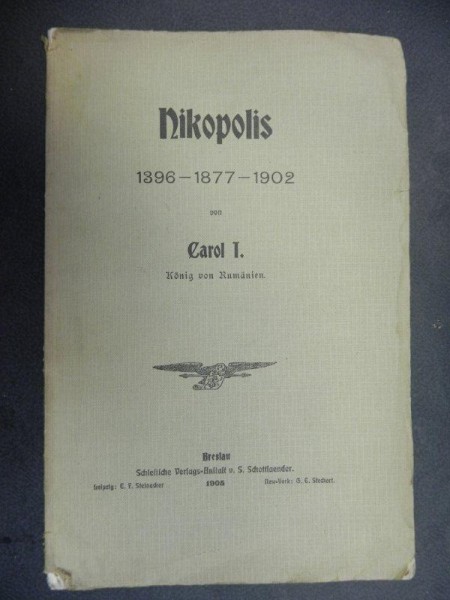 NIKOPOLIS 1396- 1877-1902 VON CARL I  -1905
