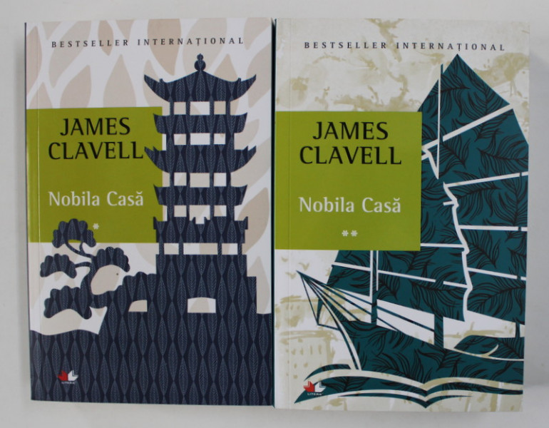 NOBILA CASA , VOLUMELE I - II de JAMES CLAVELL , 2019 * MIC DEFECT LA BLOCUL DE FILE