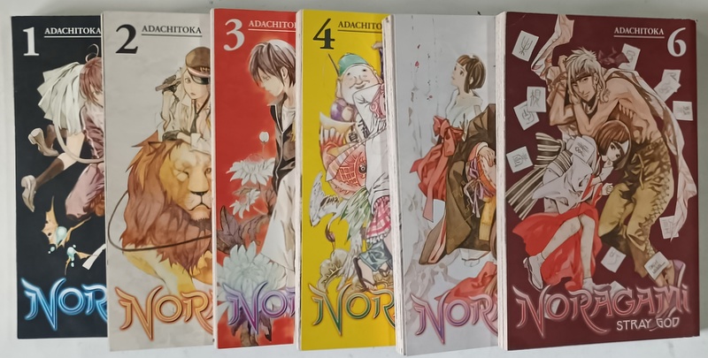 NORAGAMI , STRAY GOD , VOLUMES I - VI by ADACHITOKA , 2011 *BENZI DESENATE