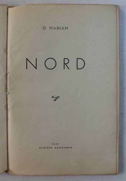 NORD  - versuri de D. MARIAN  , 1942