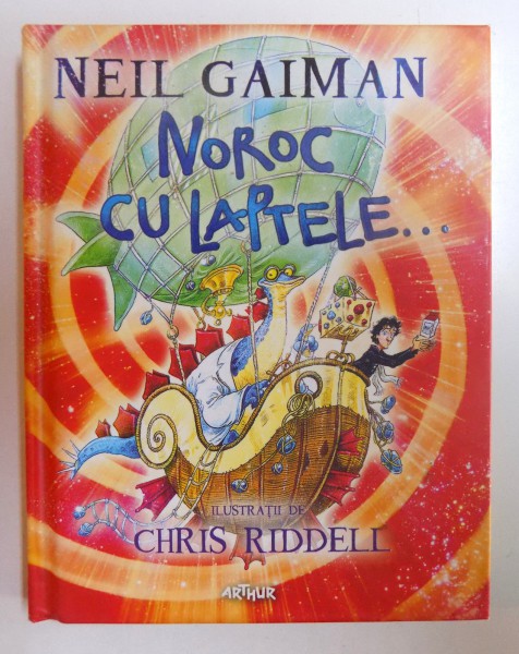 NOROC CU LAPTELE de NEIL GAIMAN , ilustratii de CHRIS RIDDELL , 2015